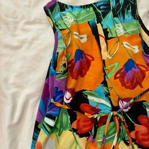 Bright, colorful sundress.